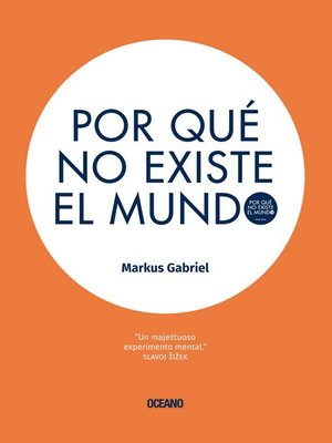 cover image of Por qué no existe el mundo